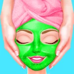 makeup makeover teen games android application logo